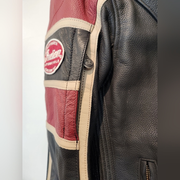 Indian Leather Cafe style jacket - size M - Picture 14 of 14
